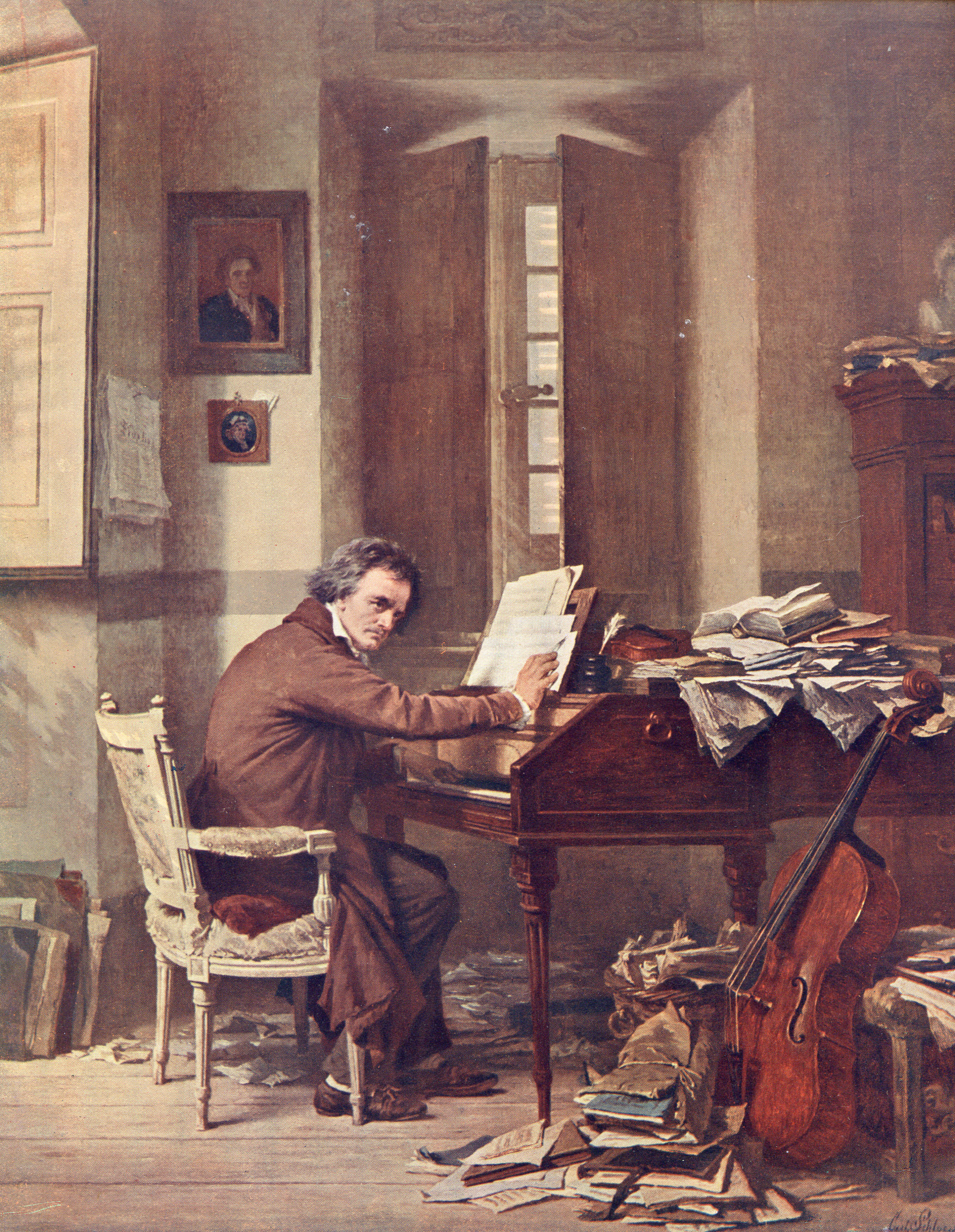 Beethoven at the piano